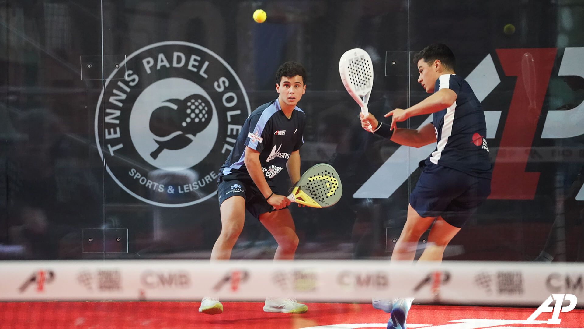 'Coquito' Zamora y Tomás Posse, durante el torneo de A1 disputado en Mónaco.