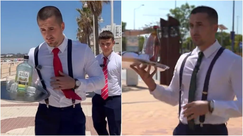 Cristian Ventura en la presentación de Romain Perraud (Fuente: redes sociales)