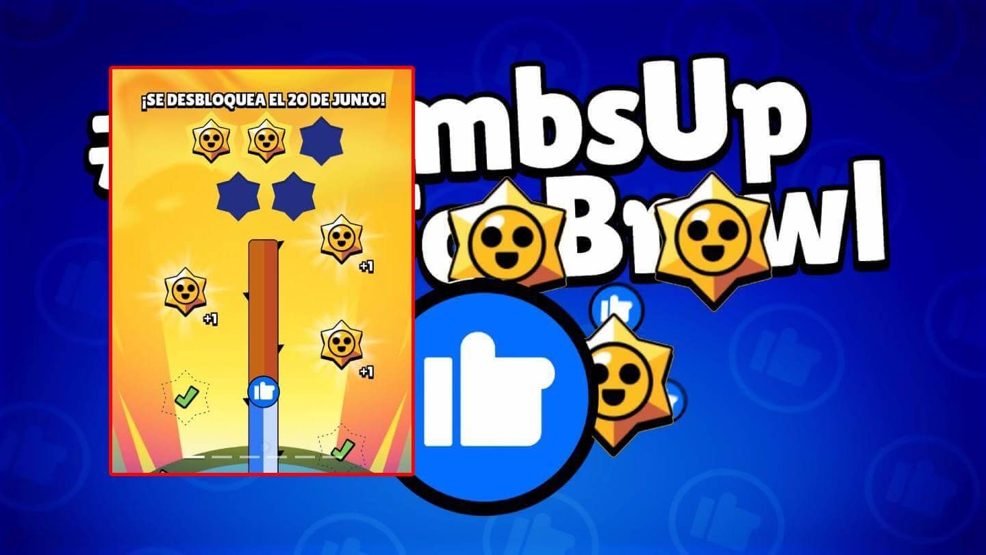 El progreso del evento ThumbsUpForBrawl en Brawl Stars