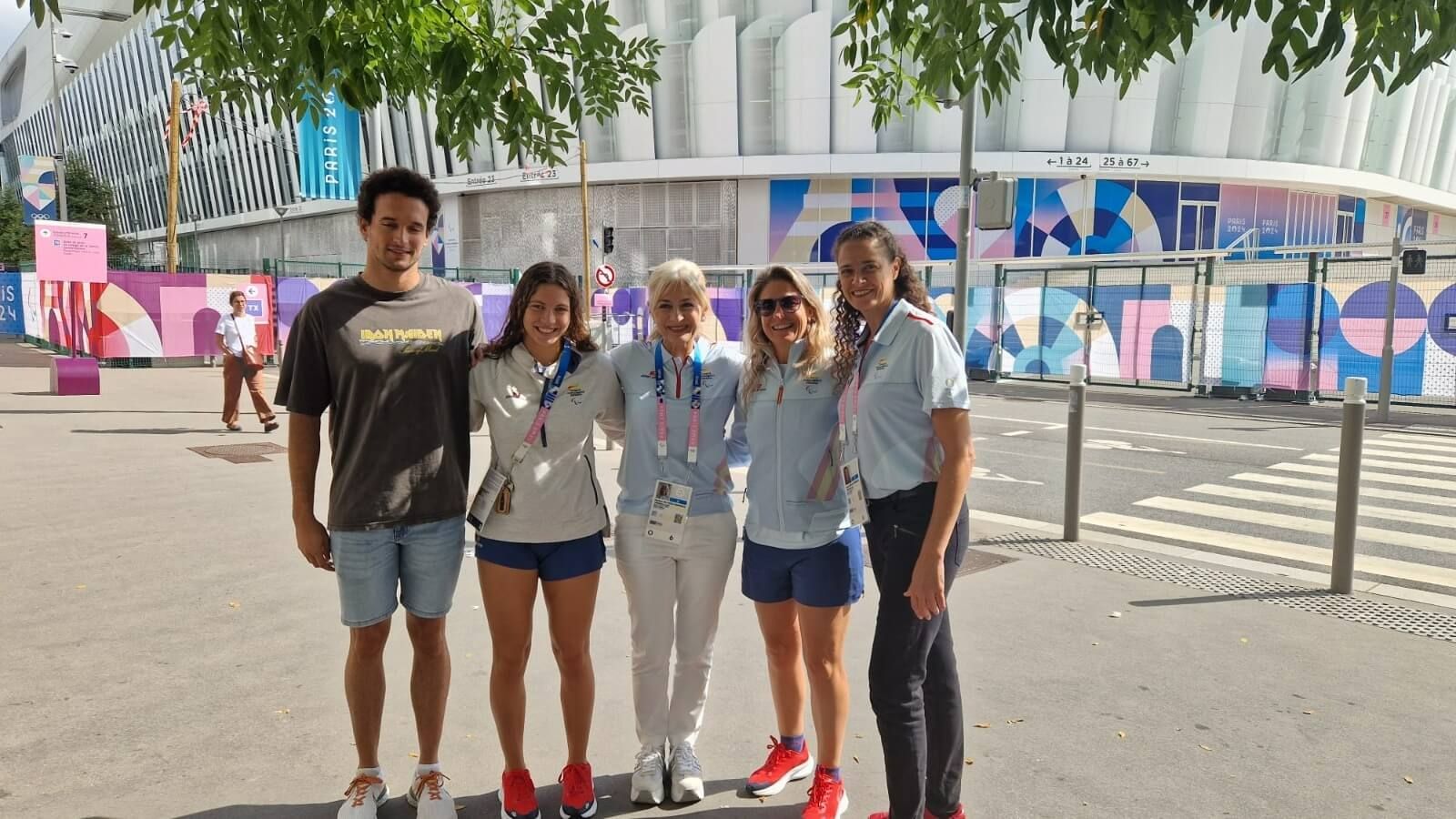  La consejera, Patricia del Pozo, presente en París con los deportistas andaluces.
