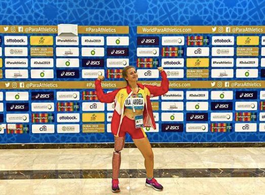 Desirée Vila, en el Campeonato Mundial de Dubai 2019.