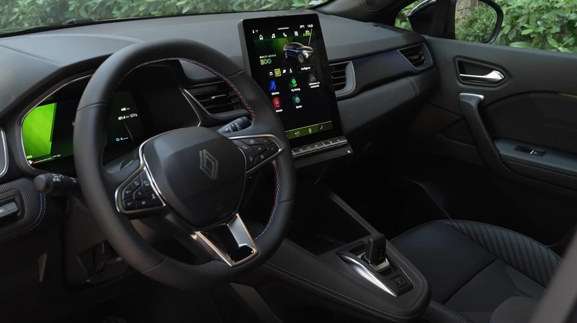 Detalle del interior del Renault Symbioz Full Hybrid E-Tech 160