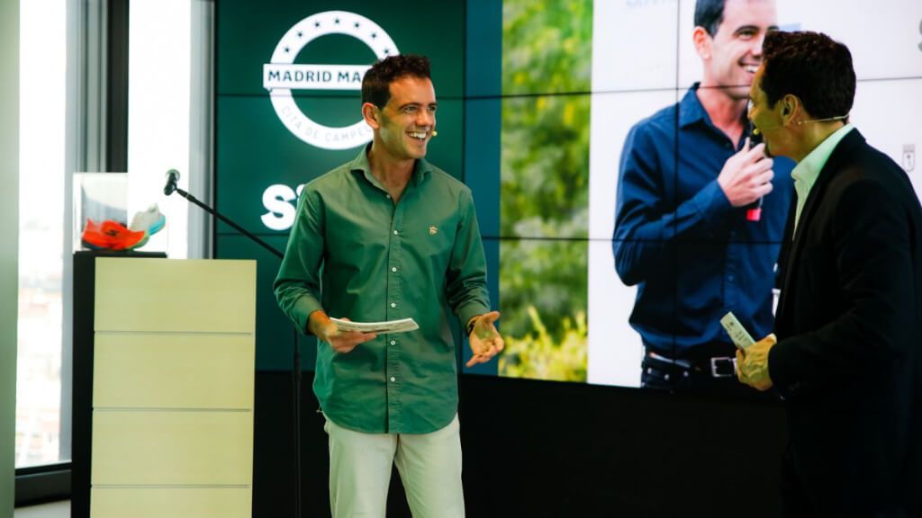  Diego García Carrera y Javier Callejo en la presentación de Madrid Marcha (Fuente: Sportmedia)