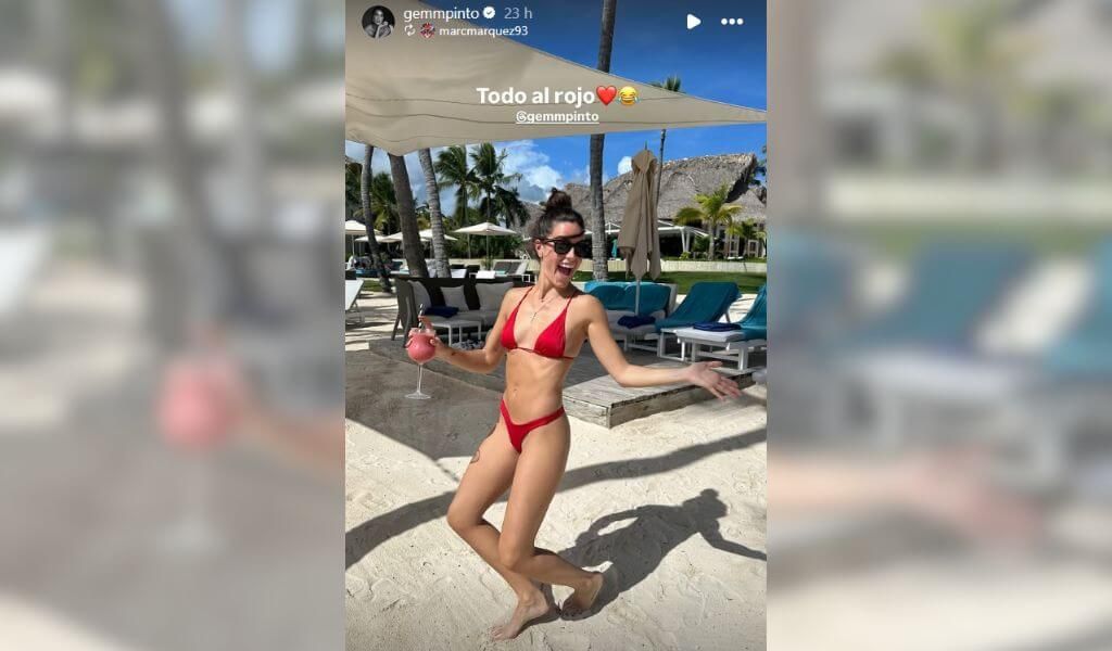  Gemma Pinta, en el Instagram de Marc Márquez