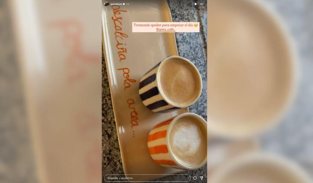 Ana Peleteiro y su spoiler sobre area café