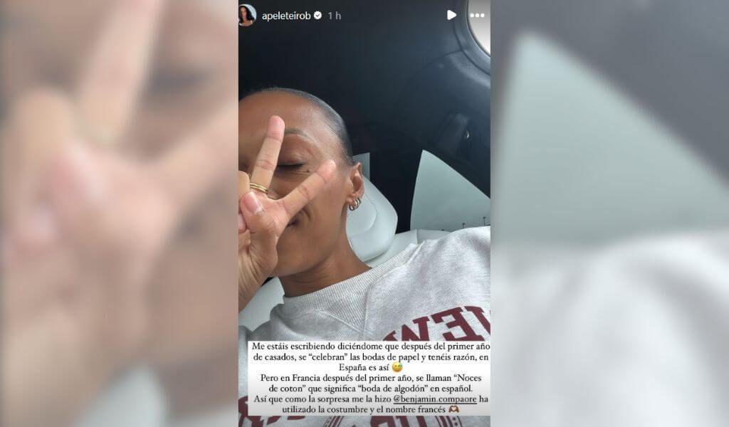  Ana Peleteiro, en sus redes sociales