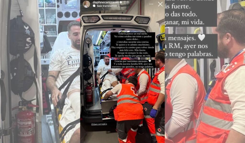  El mensaje de Daphne Cañizares a Dani Carvajal tras la lesión