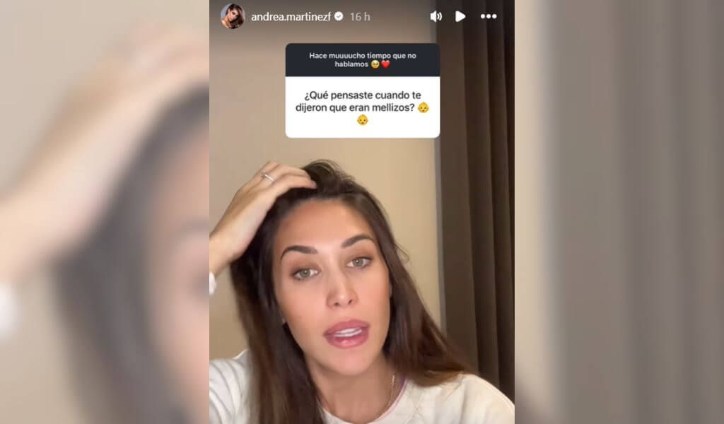  Andrea Martínez en sus redes sociales