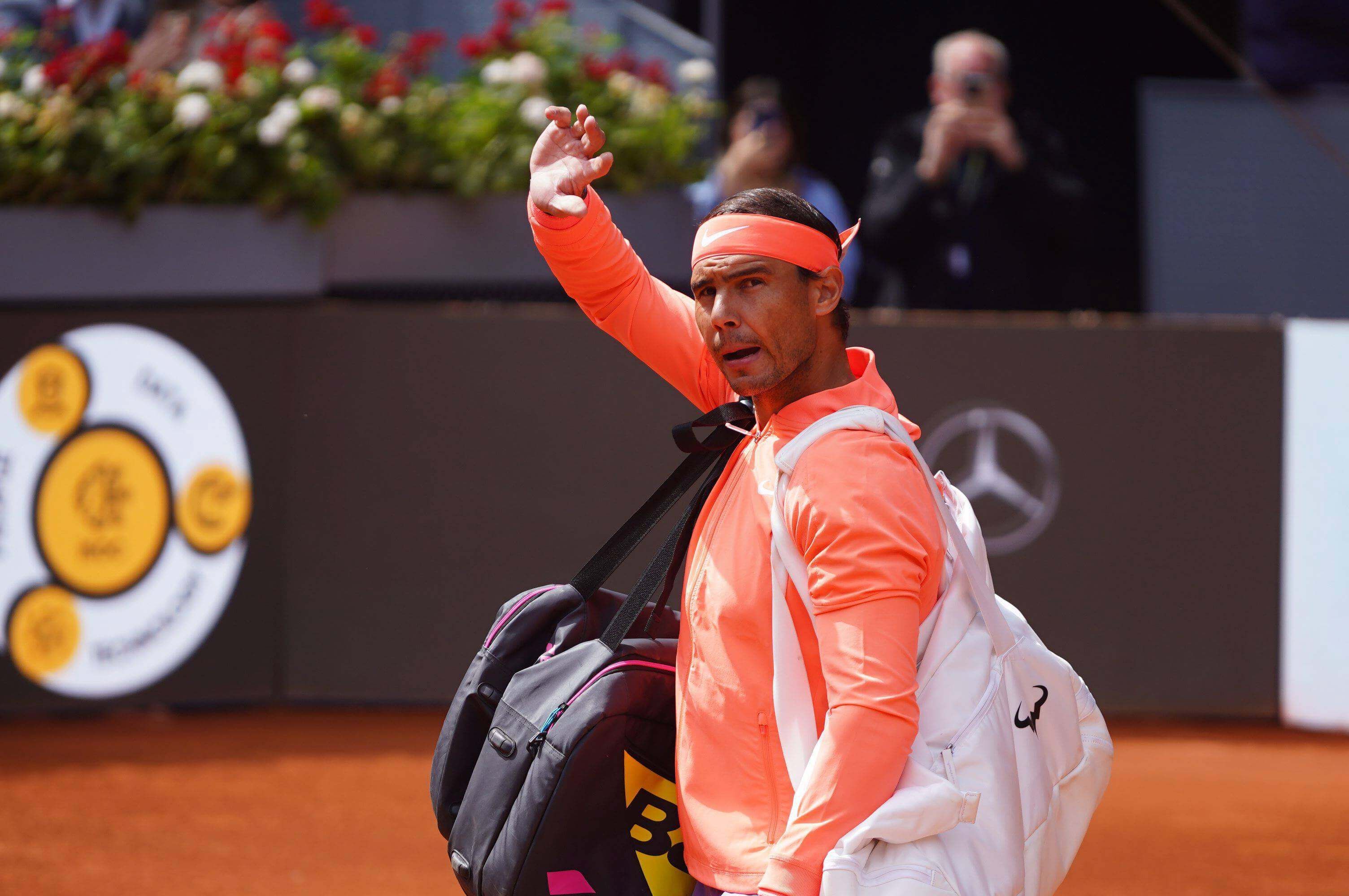Rafa Nadal, en el Mútua Madrid Open.