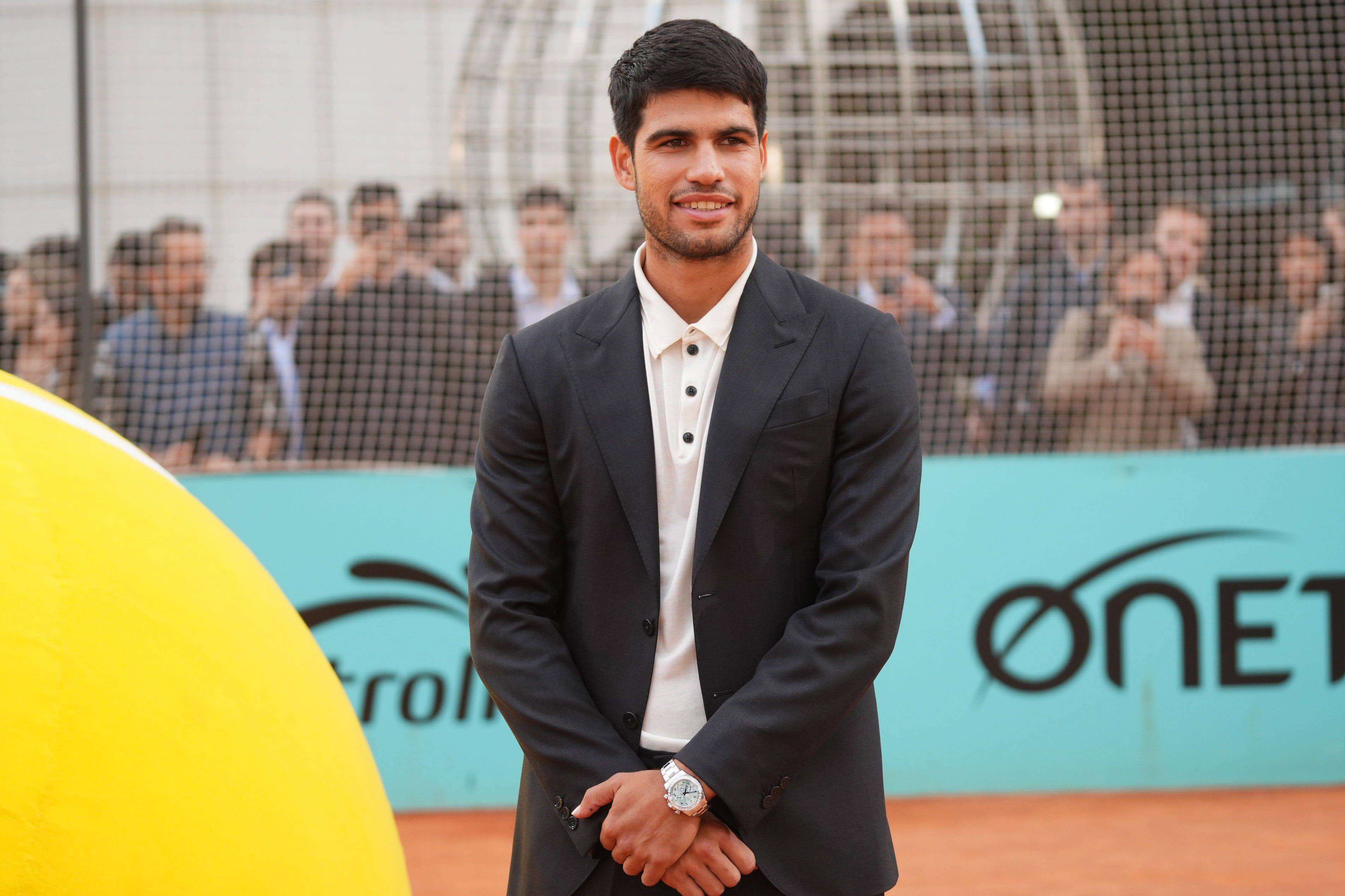 Carlos Alcaraz en la presentación de su documental (Cordon Press)