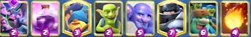  Mazo de Mugi de Duende Gigante en la Clash Royale League 2023.