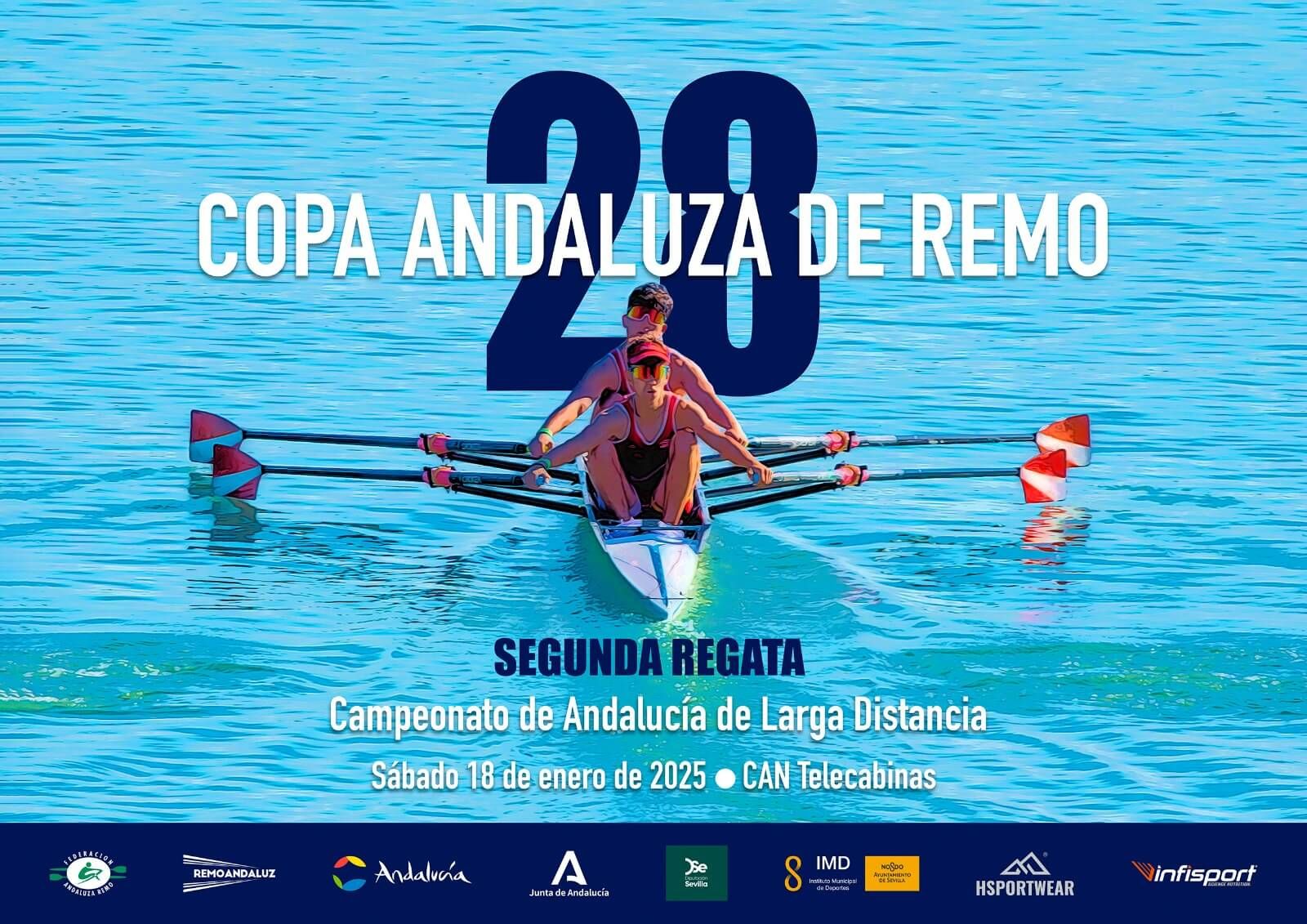 Cartel de la Copa de Andalucía de Remo.