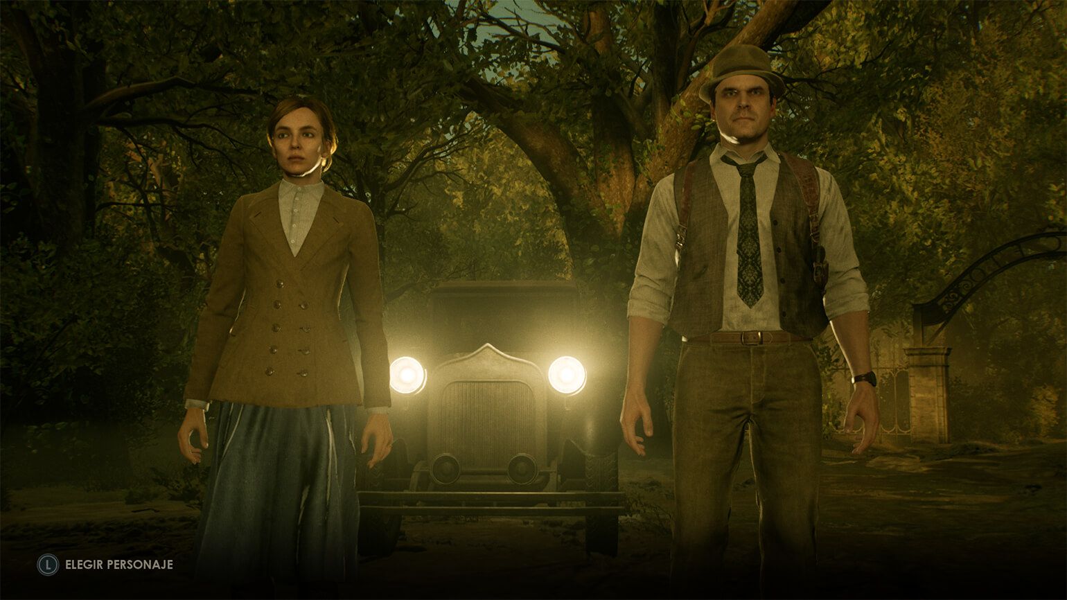  Emily Hartwood y Edward Carnby en Alone in the Dark