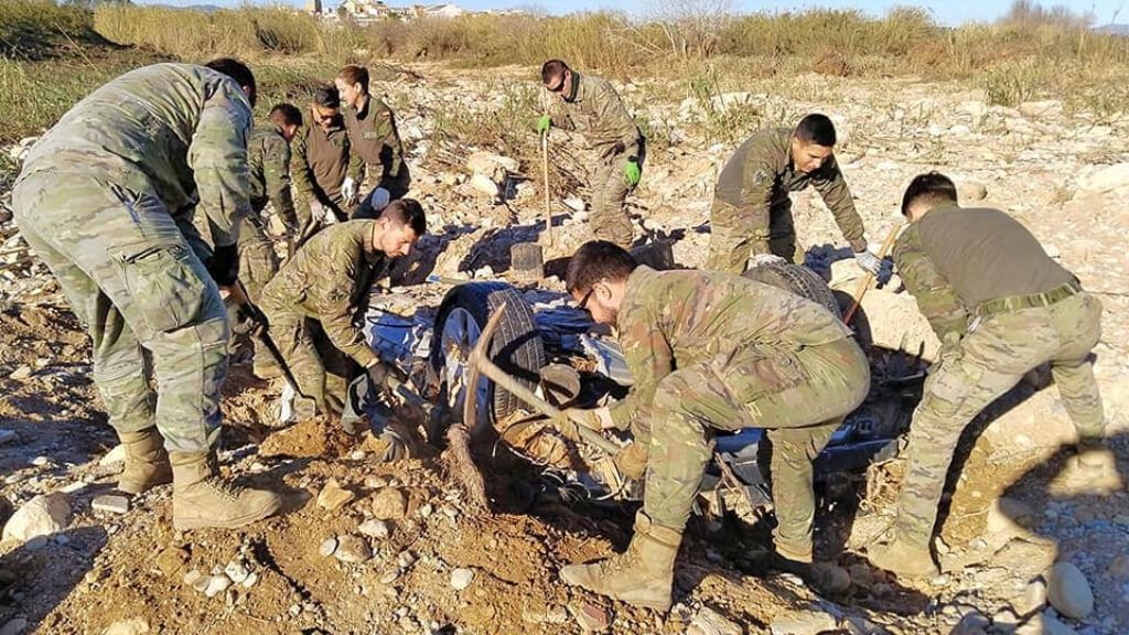  Ejército de Tierra en las zonas afectadas por la DANA