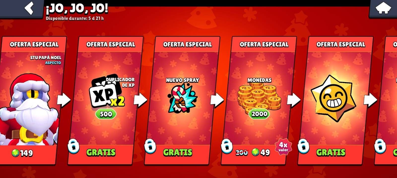  El calendario de regalos Jo Jo Jo de Brawl Stars