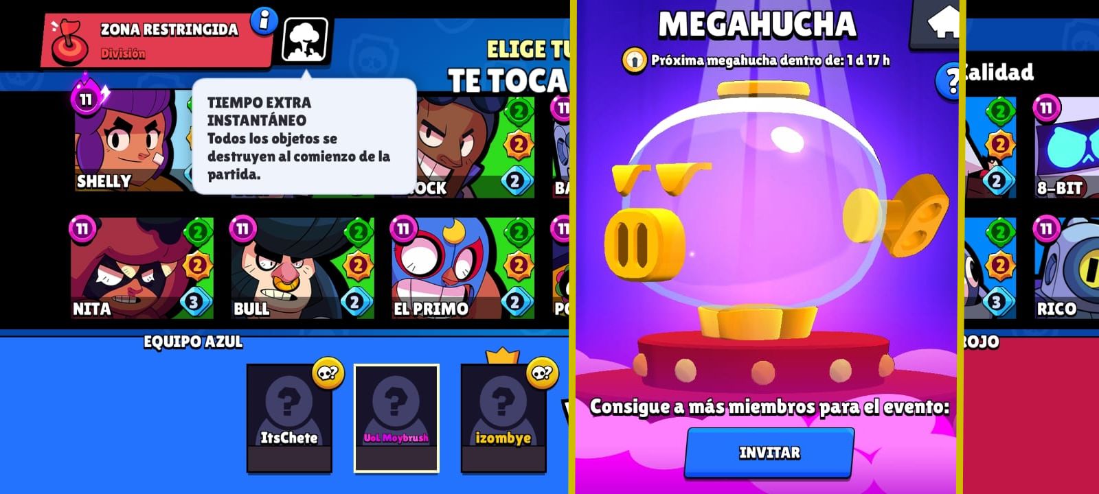 El comienzo de la Megahucha en Brawl Stars