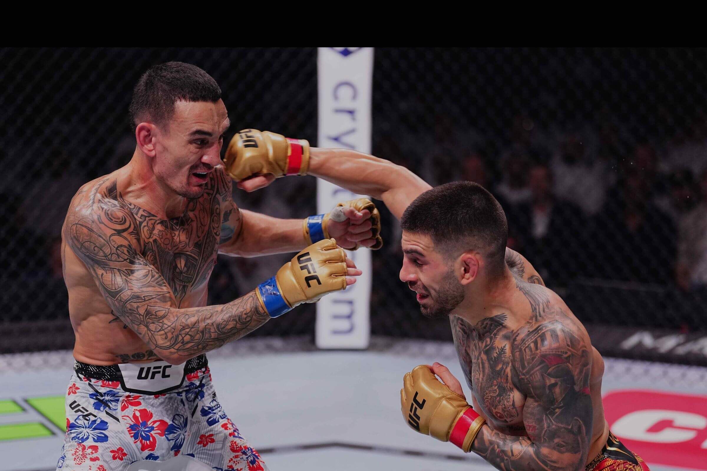  El derechazo de Ilia Topuria que inició el KO ante Holloway.