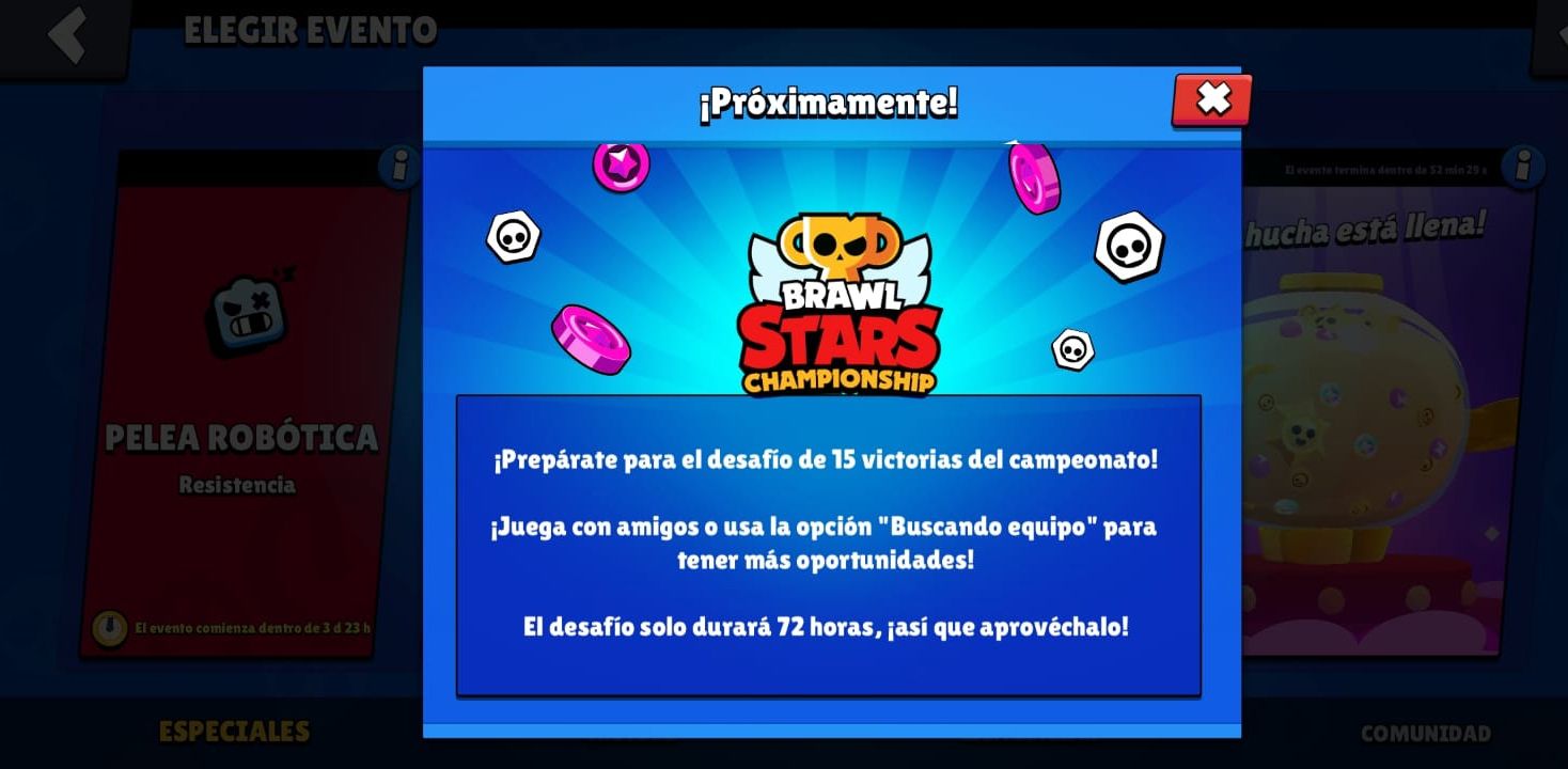  El Desafío de Campeonato en Brawl Stars