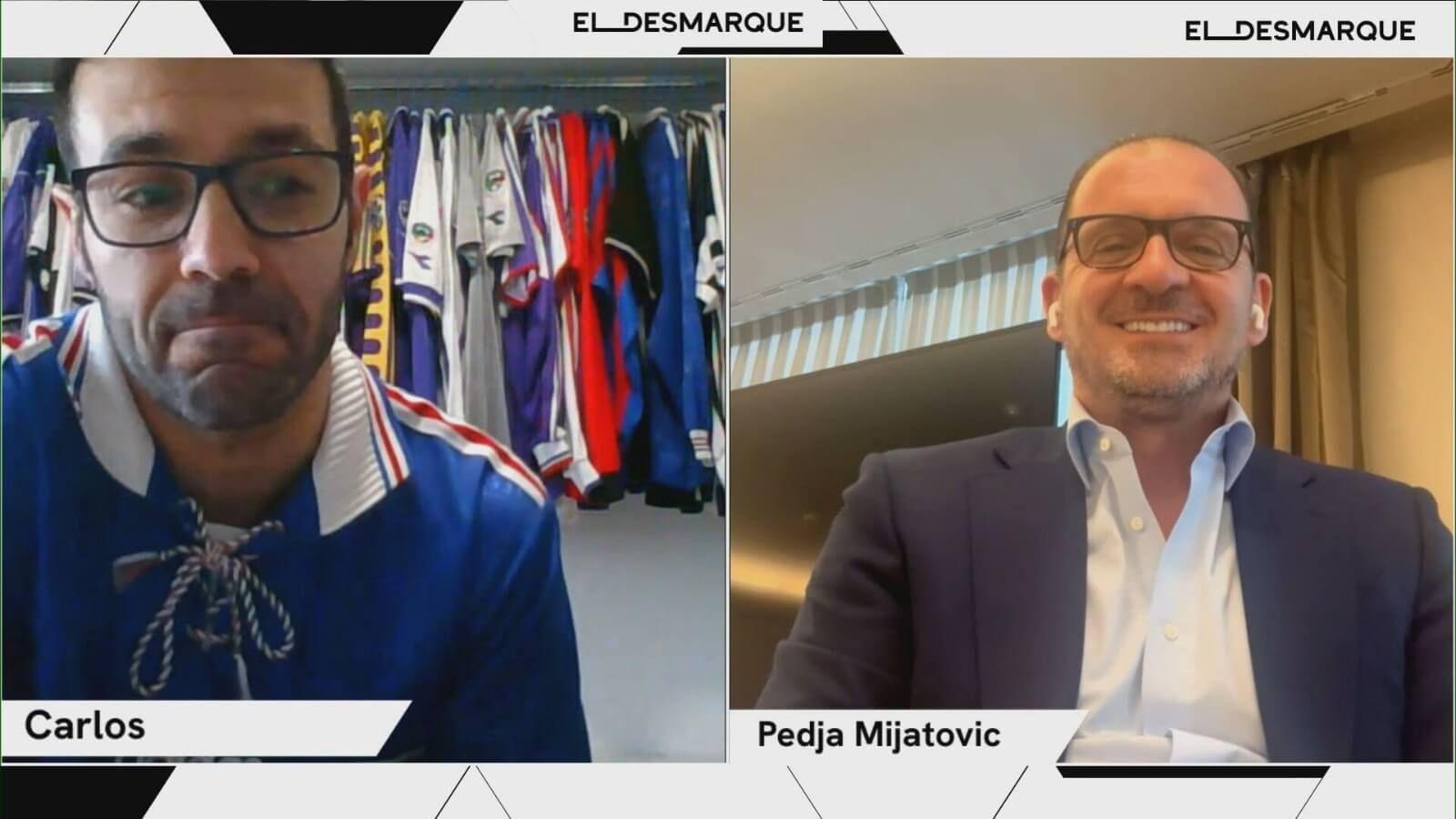  El emocionante encuentro sorpresa entre Carlos y Mijatovic.