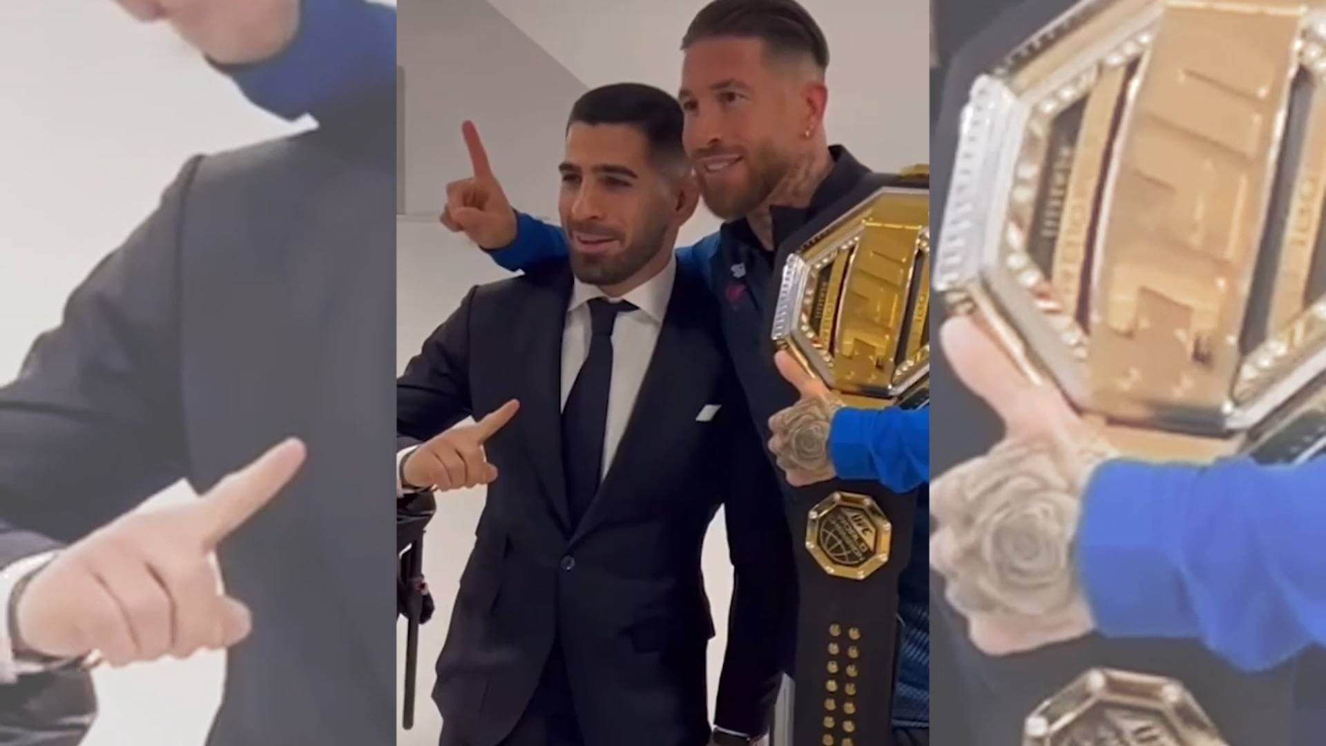  El encuentro del Campeón Mundial de Peso Pluma de la UFC, Ilia Topuria y Sergio Ramos