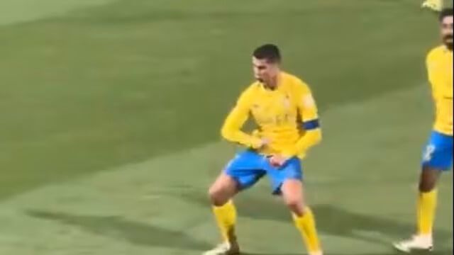 El gesto de Cristiano Ronaldo contra los gritos de Messi.