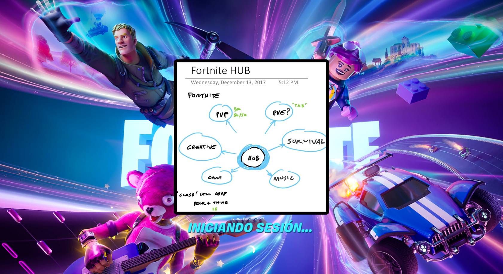  El HUB de Fortnite, un espacio para juegos