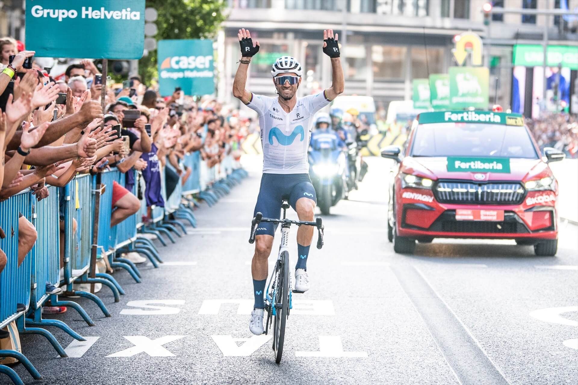  Alejandro Valverde, durante su etapa como ciclista profesional (foto: Europa Press).
