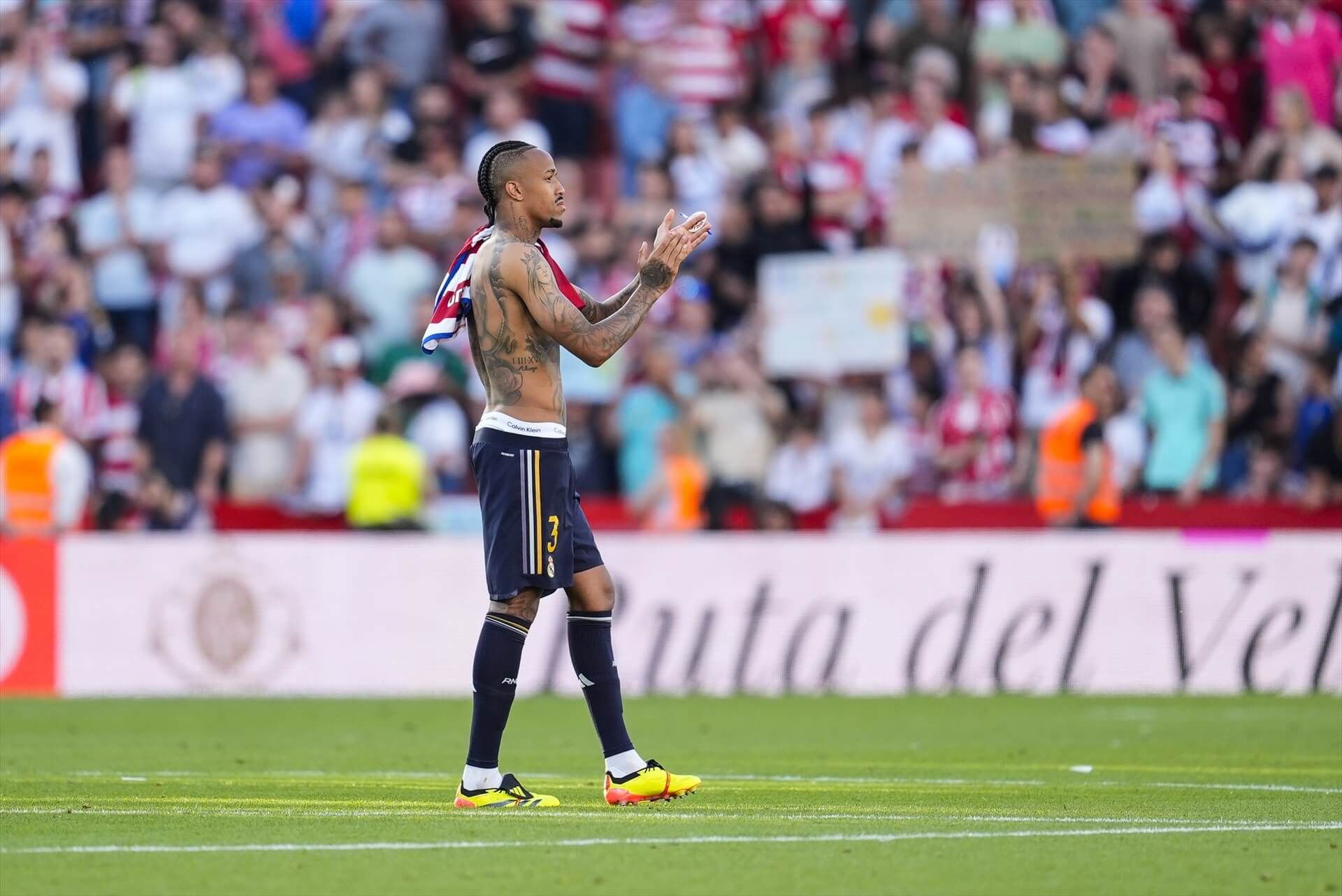  Eder Militao tras el partido frente al Granada