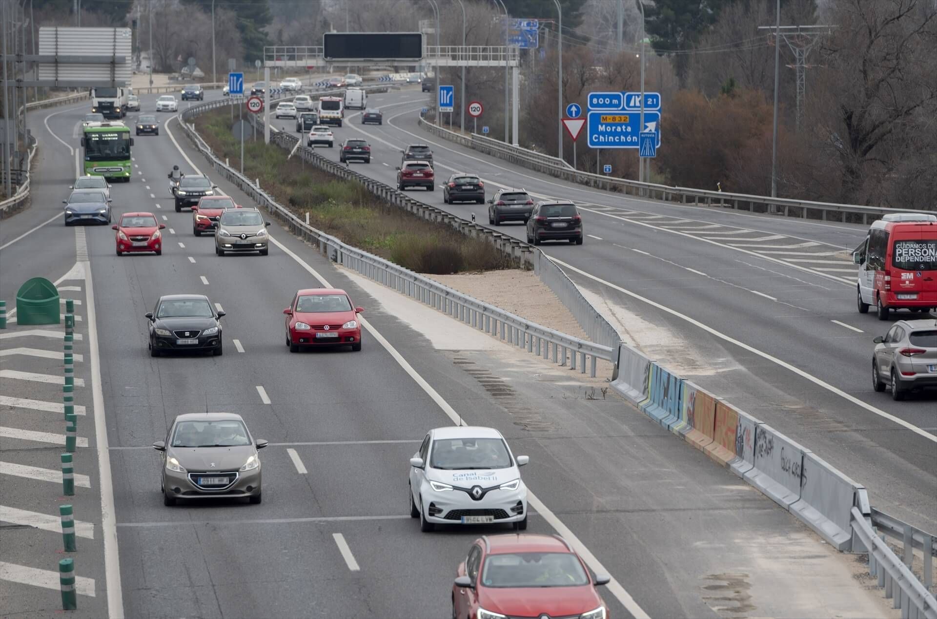  Imagen de archivo de una carretera de la Comunidad de Madrid (DGT)