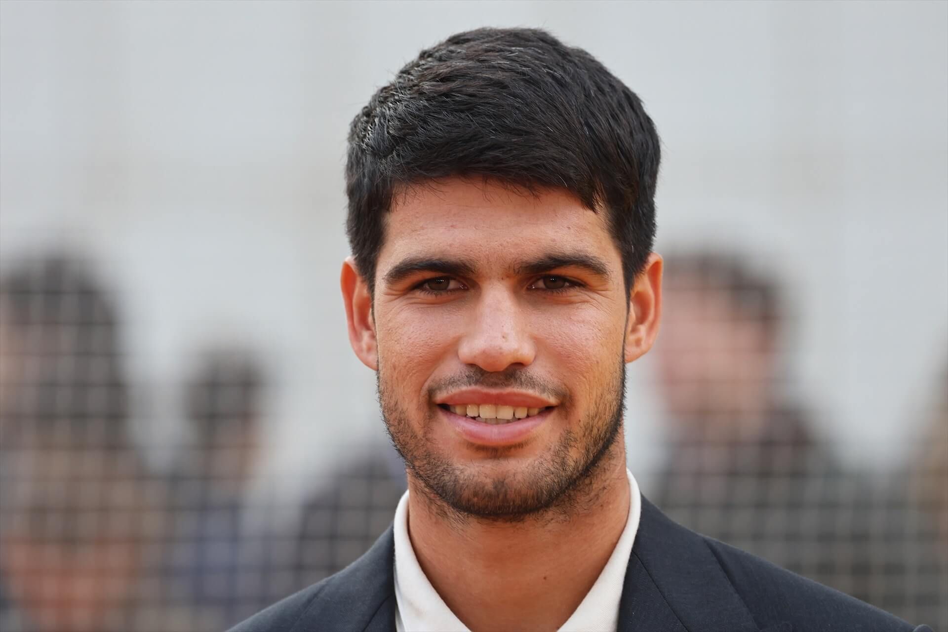  Carlos Alcaraz, en la presentación de su serie documental (FOTO: Europa Press).