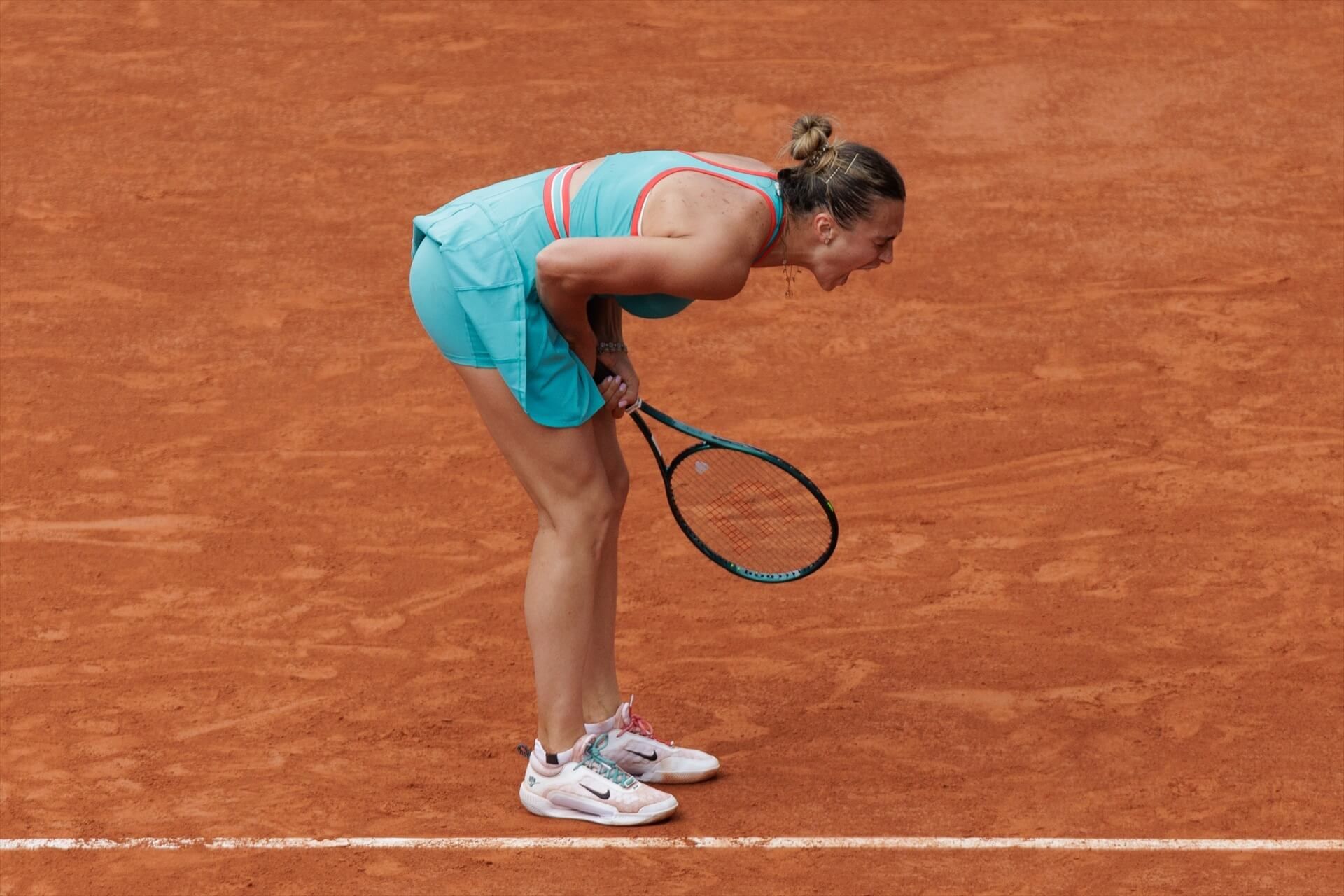 Aryna Sabalenka, en un partido de Roland Garros (FOTO: Europa Press).