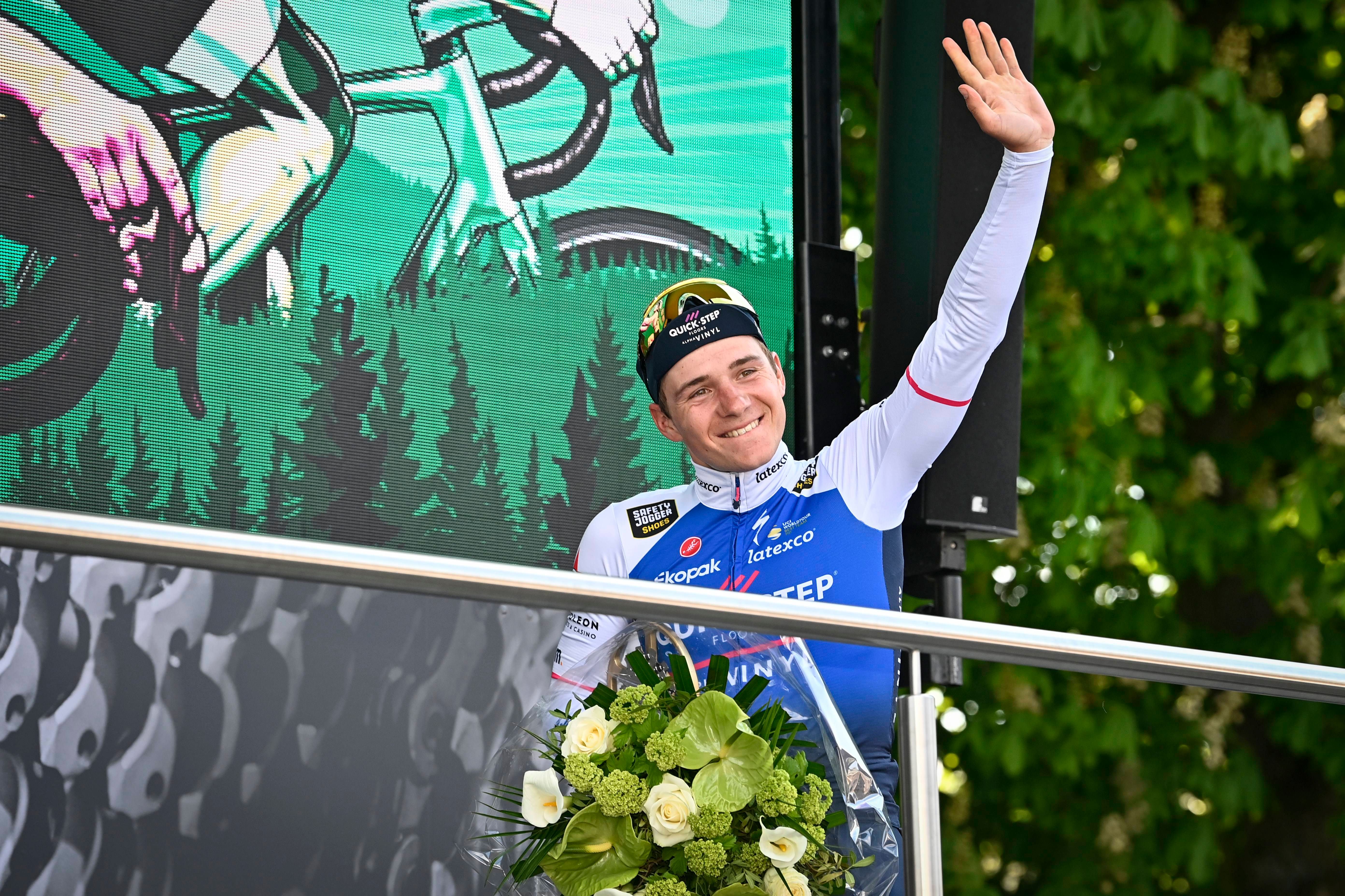 Remco Evenepoel ganador de la Lieja-Batntoña-Lieja 2022.