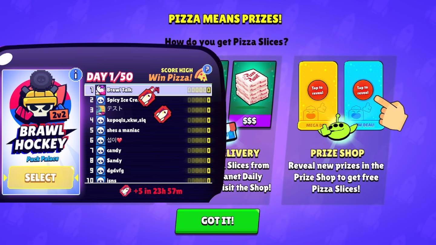  El evento de Pizza Planet en Brawl Stars