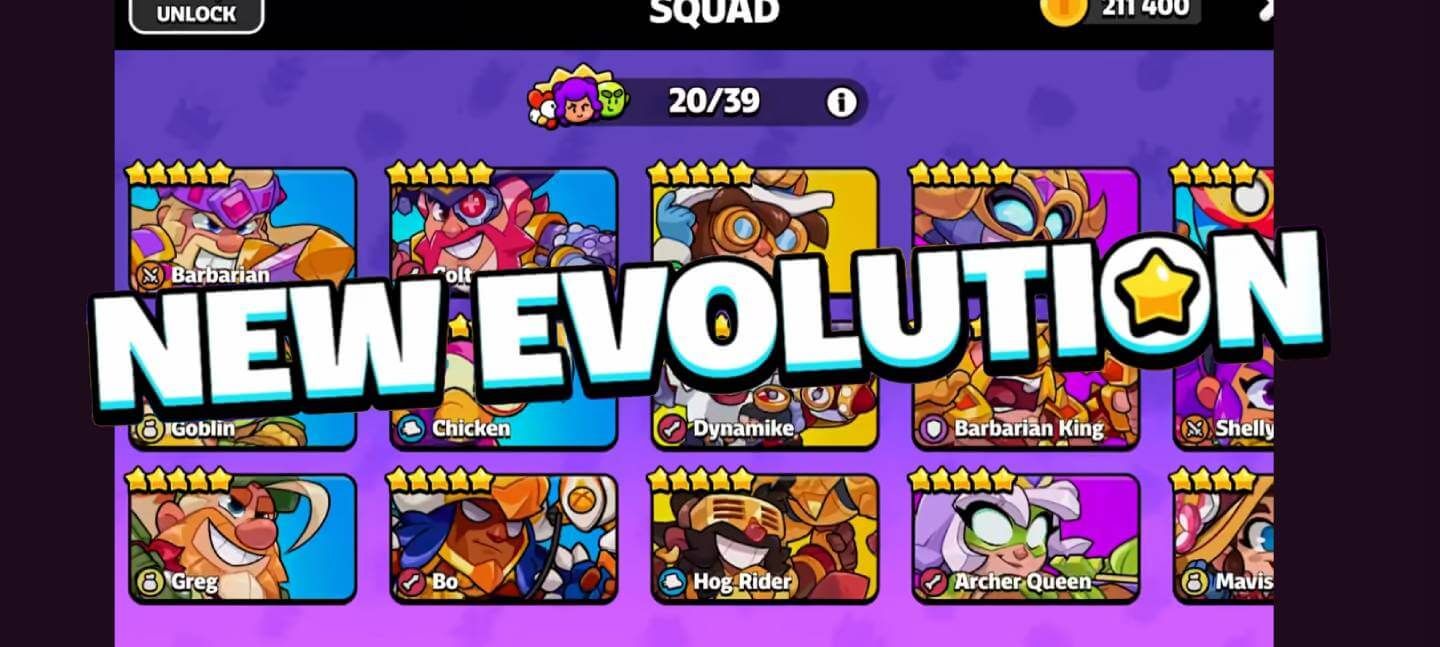 Las evoluciones Definitiva de Squad Busters