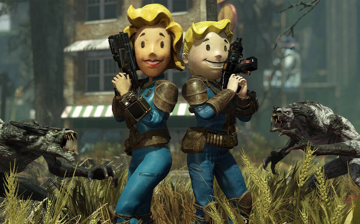  Vault Girl y Vault Boy en Fallout 76
