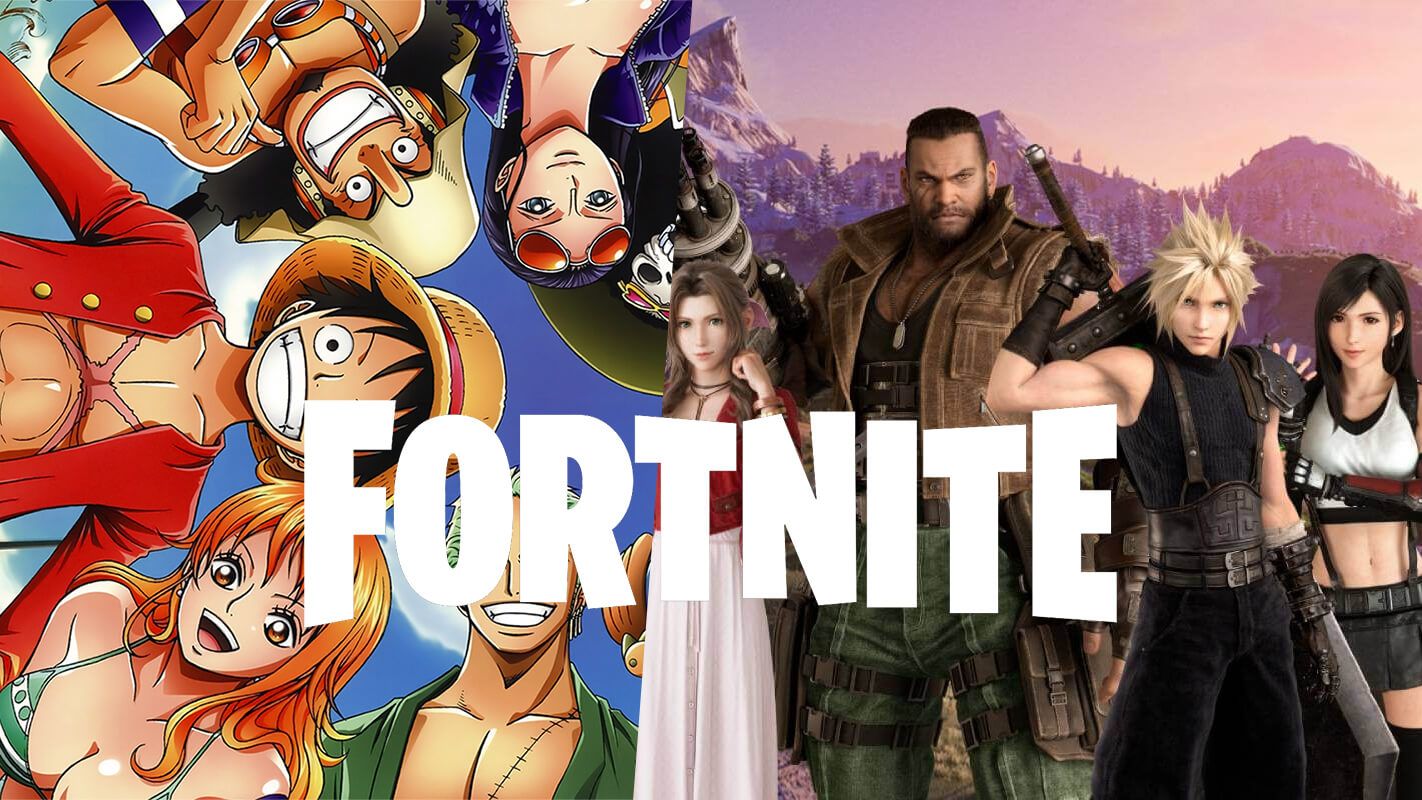  Final Fantasy 7 y One Piece podrían tener skins en Fortnite