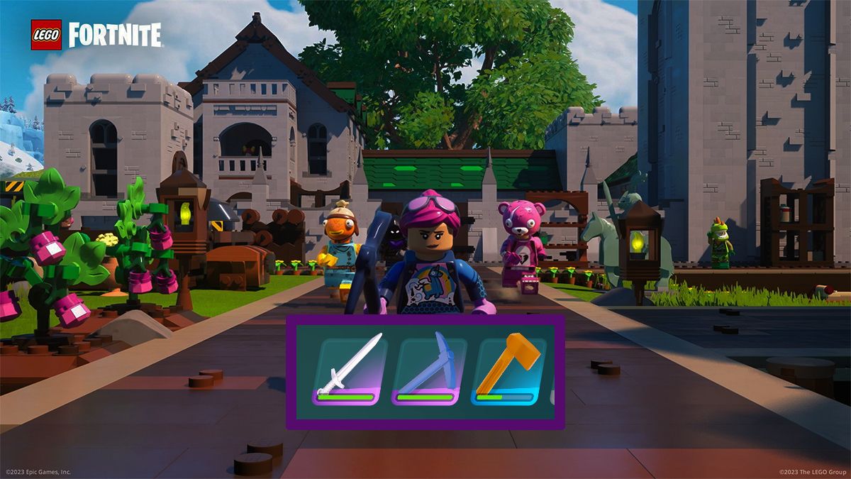 Fortnite LEGO mejora de nuevo las armas y herramientas épicas