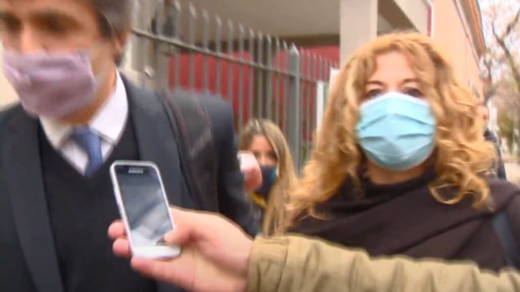  Nancy Forlini, durante su declaración por la muerte de Maradona (Captura Televisión Pública Noticias)