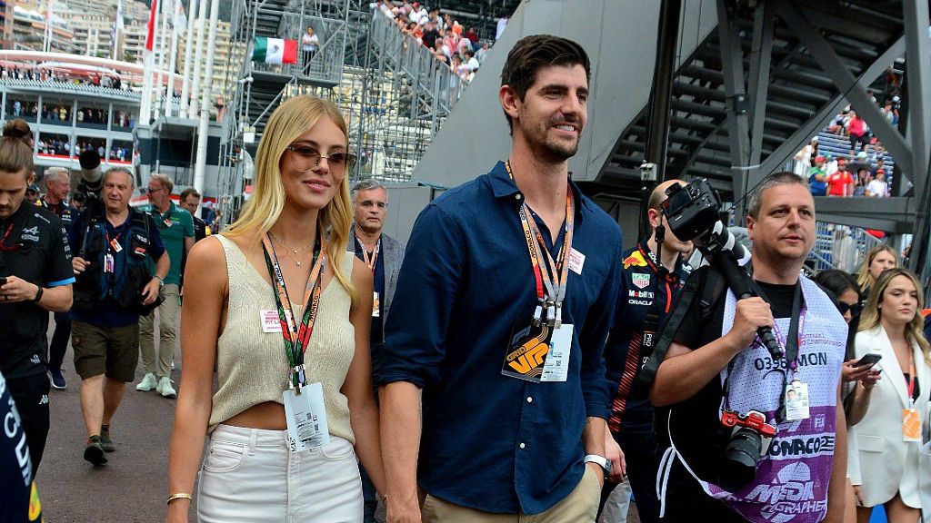  Thibaut Courtois, en el GP de Mónaco.
