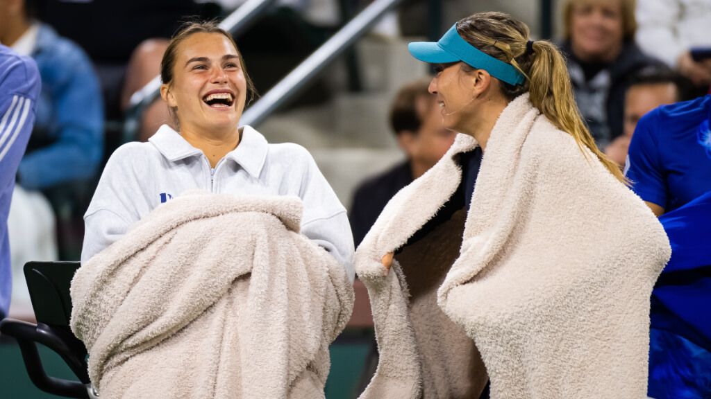 Paula Badosa y su amiga Aryna Sabalenka