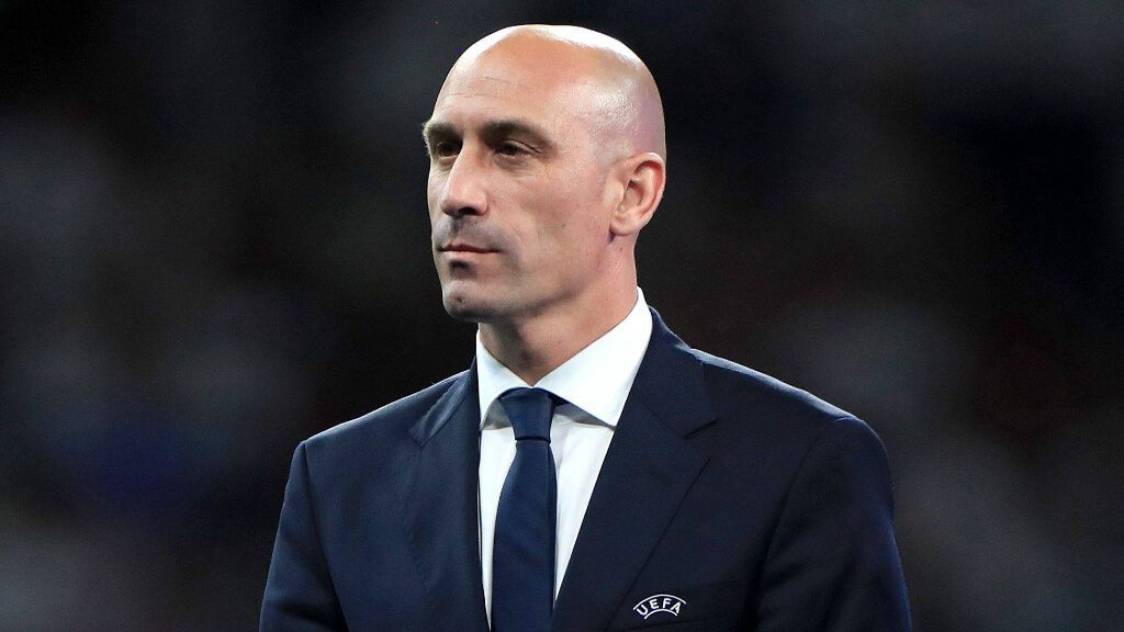 Luis Rubiales, en uno de sus últimos actos con la UEFA (Cordon Press)