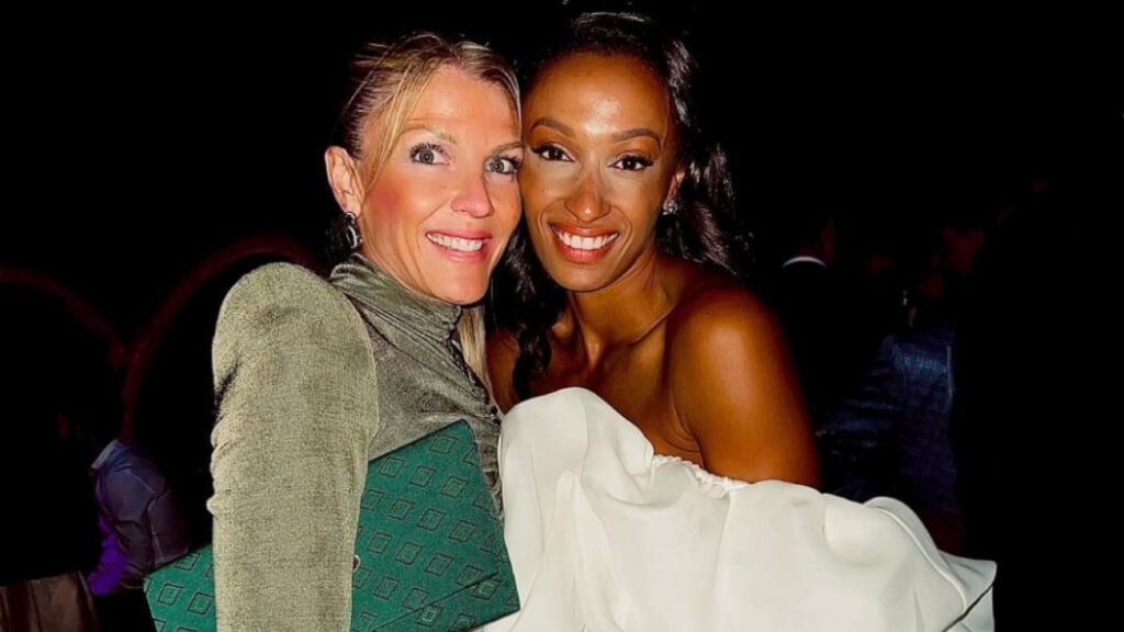  Ana Peleteiro y Crys Dyaz en la boda de la atleta gallega