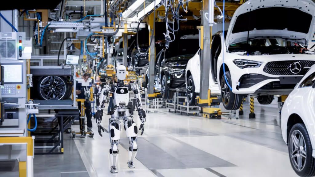  Robots humanoides de Mercedes.
