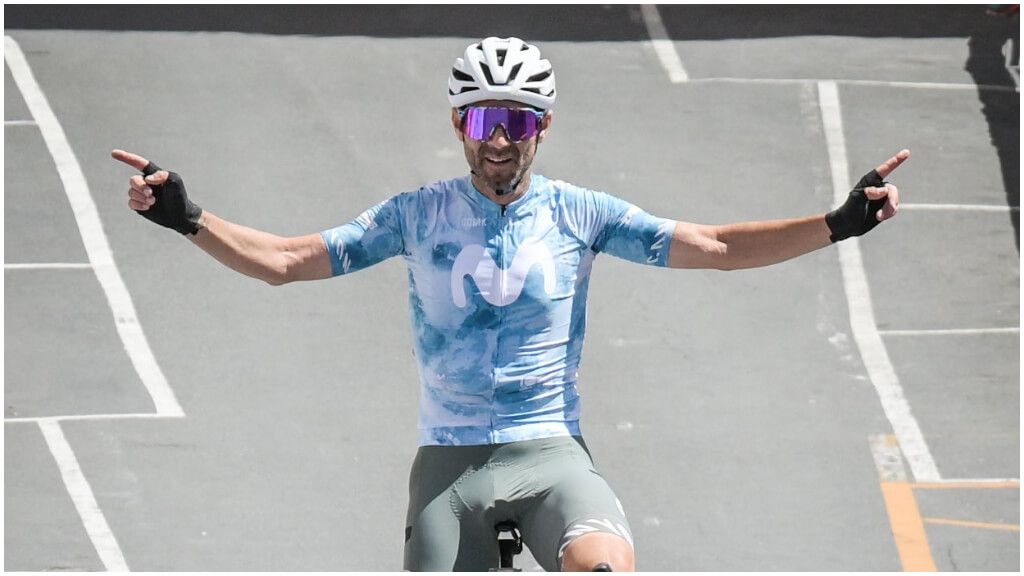  Alejandro Valverde se llevo la Castellón Gravel Race (foto: Movistar Team).