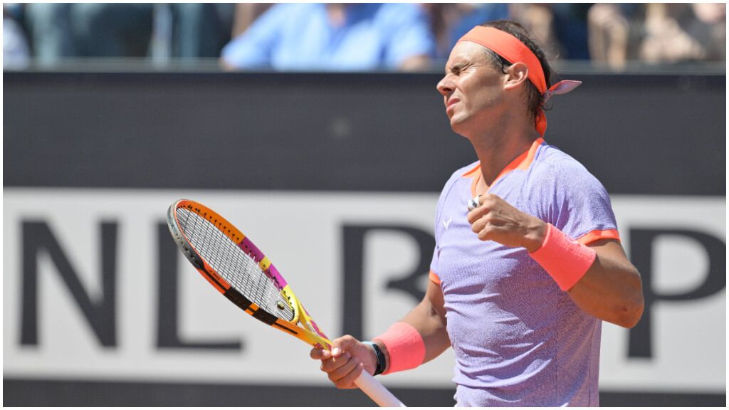 Rafa Nadal no tuvo un buen partido en Roma ante Hubert Hucarz (foto: Cordon Press).