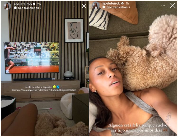  Ana Peleteiro y su tarde de domingo