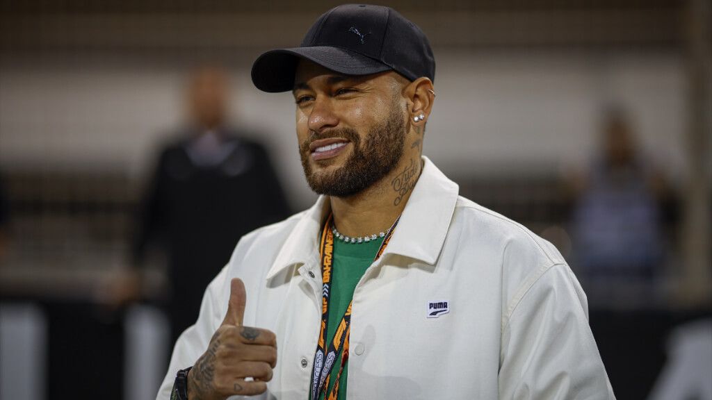  Neymar Jr en un Gran Premio de Fórmula 1.