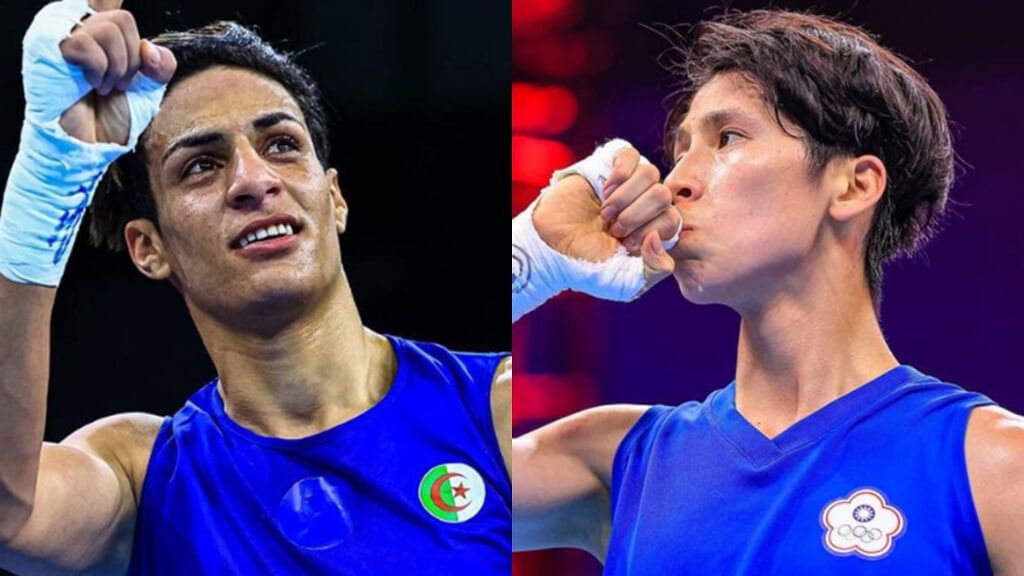  Imane Khelif y Lin Yu-Ting durante un campeonate