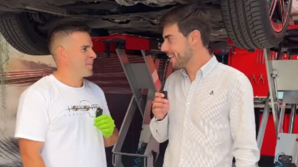  Ángel Gaitán durante un vídeo