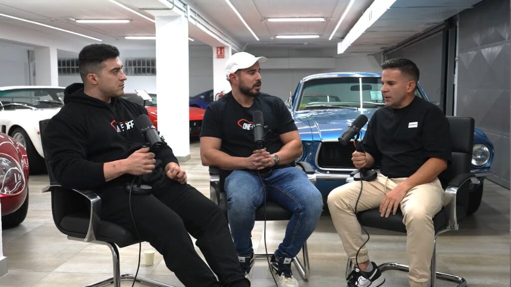  Ángel Gaitán, durante el podcast de One-Off (foto: captura podcast One-Off).